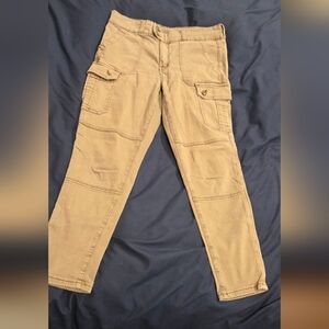 American Eagle Outfitters Tan Cropped Pants